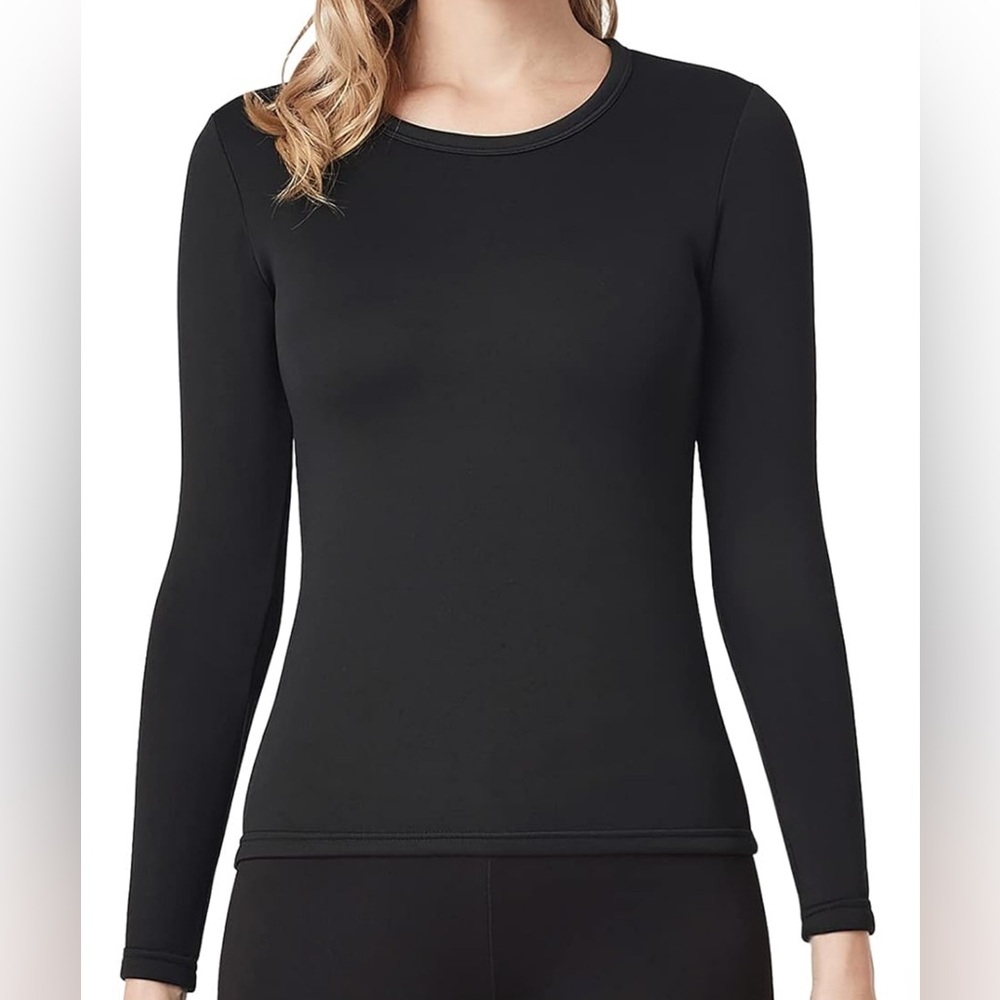 New LAPASA Women Crewneck Lightweight Thermal Fleece Top Thermoflux 100-Large
